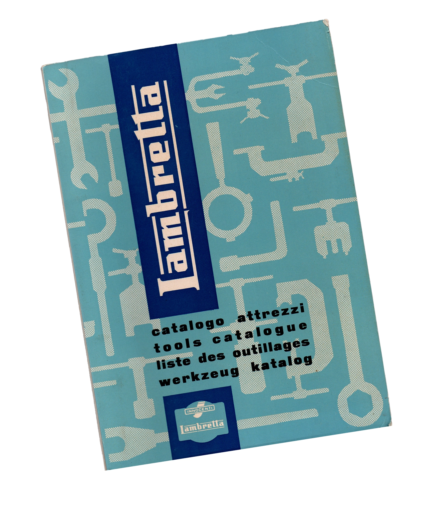 Innocenti Lambretta catalogo attrezzi tools catalogue, late 1960s edition