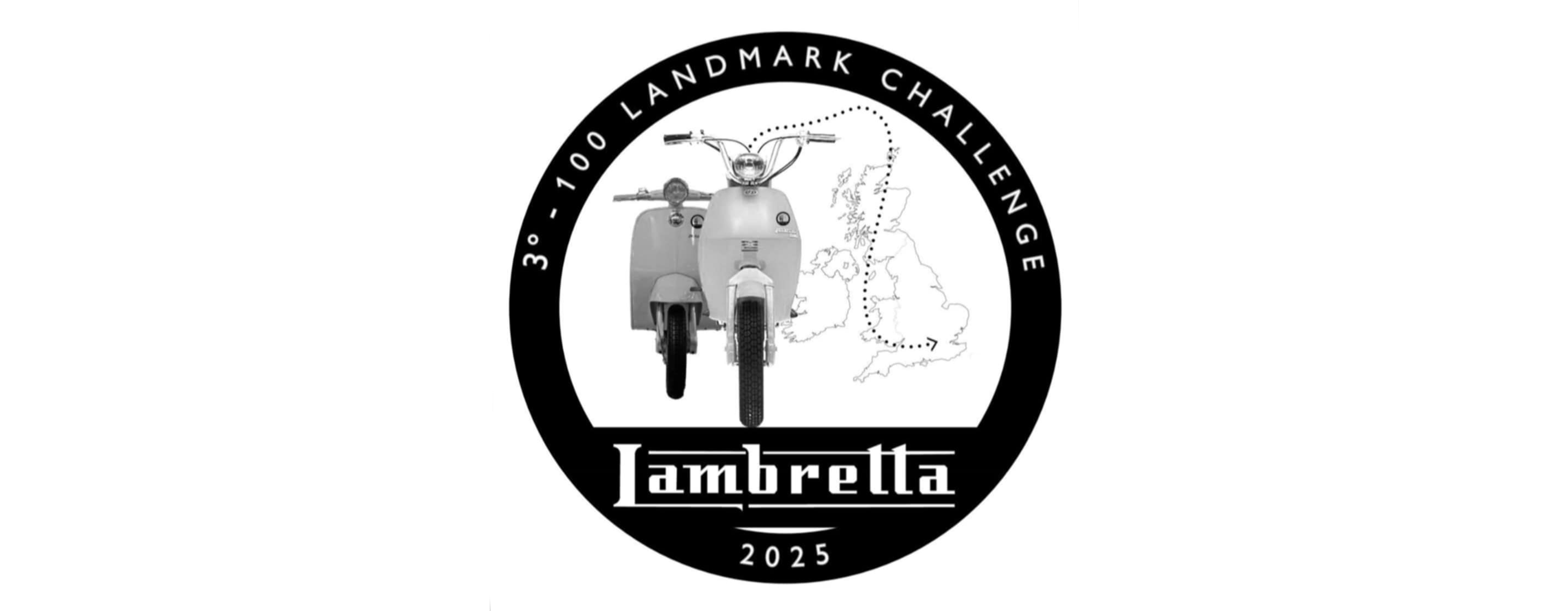 The 100 Landmark Challenge - Lambretta 2025